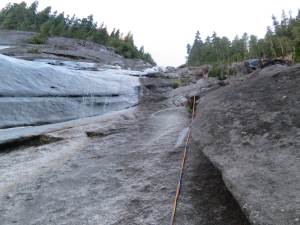 twisted ropes after my munter rappel