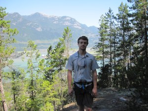 Ben at the top of the walkoff