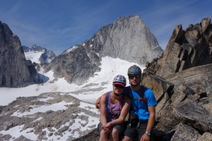 Andrea and Ben at the Col