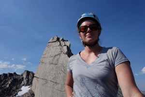 North tower in the background