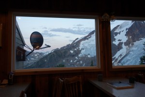 View from the hut