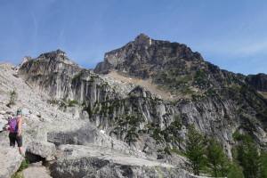 Andrea approaching Eastpost Spire