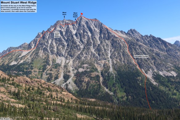 Mount Stuart’s West Ridge | Rock n' Rope Northwest